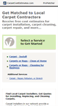 Mobile Screenshot of carpetcostestimates.com